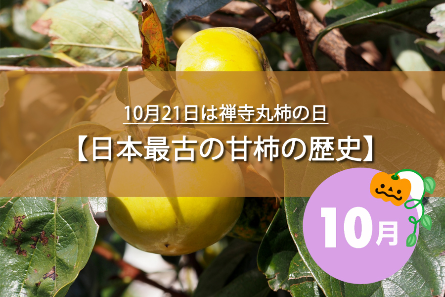 10月21日は禅寺丸柿の日！記念日の由来など解説！何の日？
